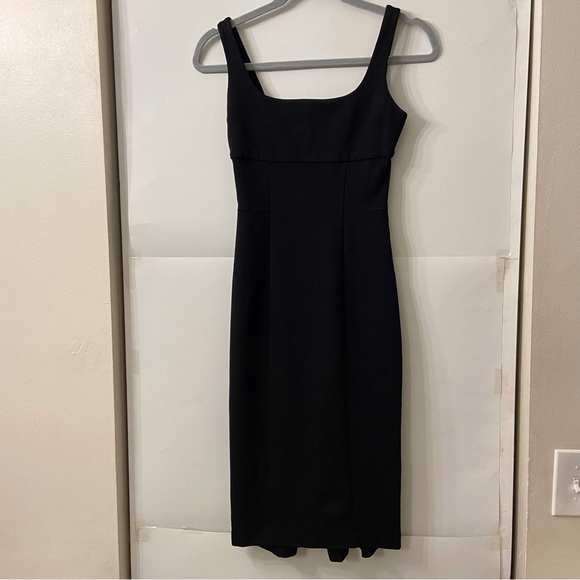 DVF Diane Von Furstenburg Bridget Black Sleeveless Bodycon Dress 0 - Picture 2 of 11